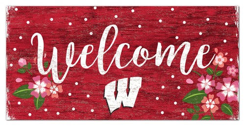 Wholesale C0964-Welcome Floral 6x12 / C0964-Wisconsin