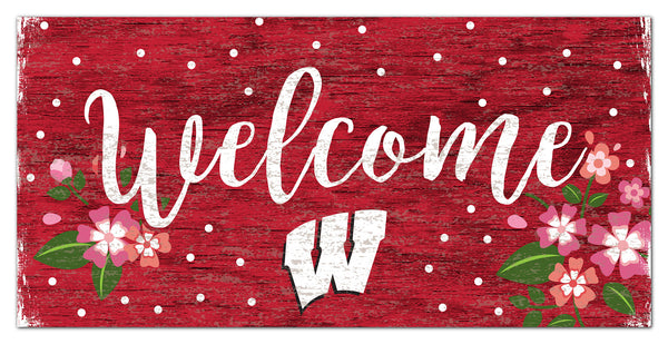 Wholesale C0964-Welcome Floral 6x12 / C0964-Wisconsin