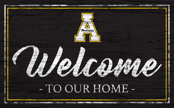 Wholesale C0977-Welcome Team Color 11x19 (Khols Resize) / C0977-Appalachian State