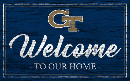 Wholesale C0977-Welcome Team Color 11x19 (Khols Resize) / C0977-Georgia Tech