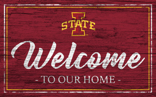 Wholesale C0977-Welcome Team Color 11x19 / C0977-Iowa State
