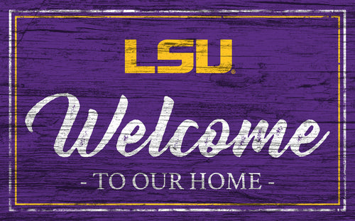 Wholesale C0977-Welcome Team Color 11x19 / C0977-LSU