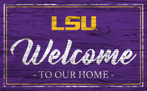 Wholesale C0977-Welcome Team Color 11x19 (Khols Resize) / C0977-LSU