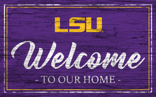 Wholesale C0977-Welcome Team Color 11x19 (Khols Resize) / C0977-LSU