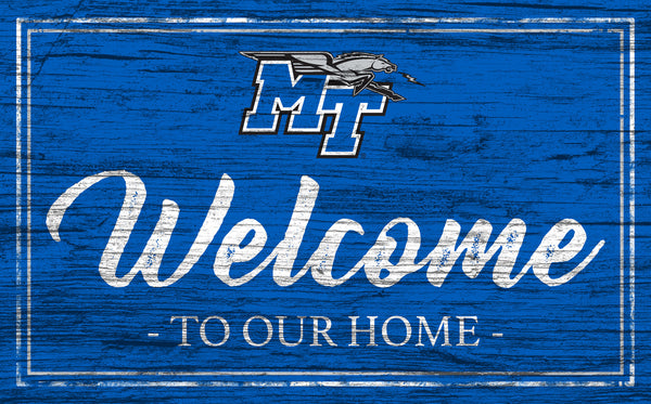 Wholesale C0977-Welcome Team Color 11x19 (Khols Resize) / C0977-Middle Tennessee