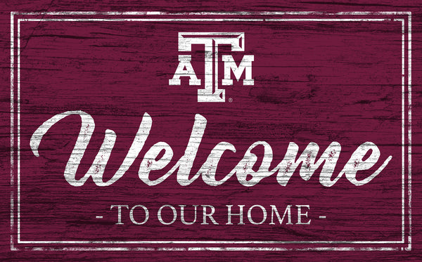 Wholesale C0977-Welcome Team Color 11x19 / C0977-Texas A&M