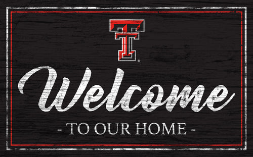 Wholesale C0977-Welcome Team Color 11x19 (Khols Resize) / C0977-Texas Tech