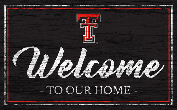 Wholesale C0977-Welcome Team Color 11x19 / C0977-Texas Tech