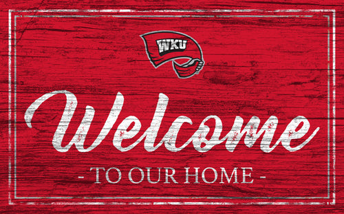 Wholesale C0977-Welcome Team Color 11x19 (Khols Resize) / C0977-Western Kentucky