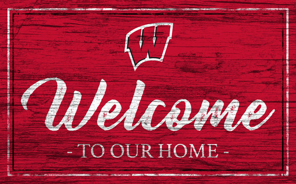 Wholesale C0977-Welcome Team Color 11x19 (Khols Resize) / C0977-Wisconsin