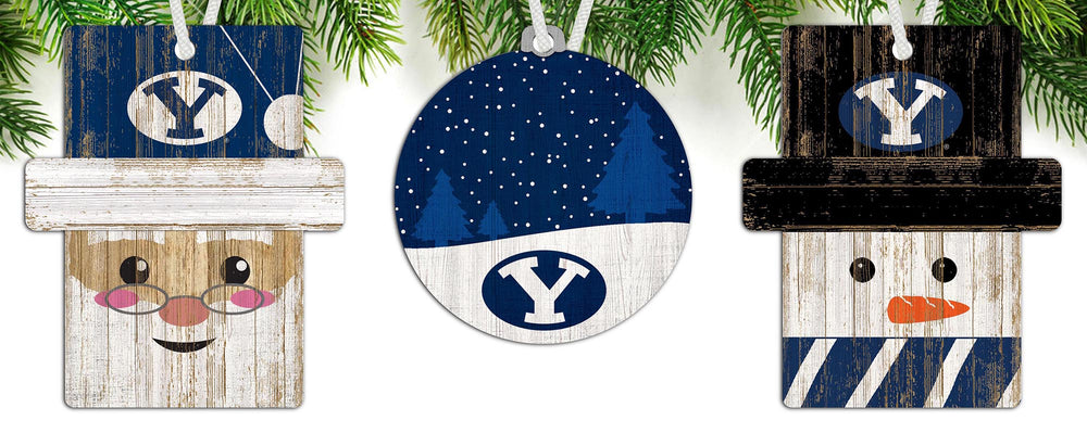 Wholesale C0984-Ornament 3 pack (0978, 0980, 0981) / C0984-BYU