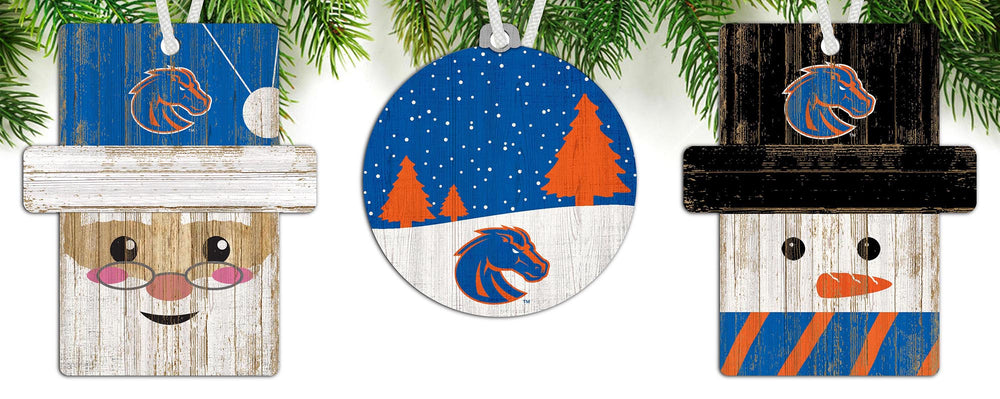 Wholesale C0984-Ornament 3 pack (0978, 0980, 0981) / C0984-Boise State