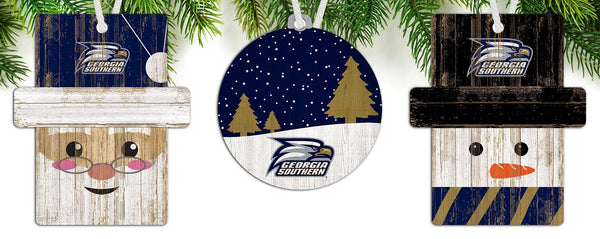 Wholesale C0984-Ornament 3 pack (0978, 0980, 0981) / C0984-Georgia Southern