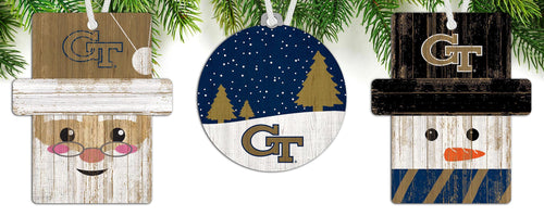 Wholesale C0984-Ornament 3 pack (0978, 0980, 0981) / C0984-Georgia Tech