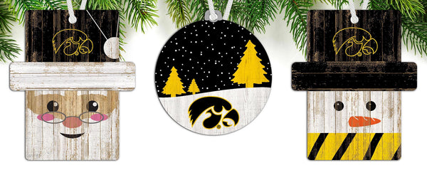 Wholesale C0984-Ornament 3 pack (0978, 0980, 0981) / C0984-Iowa