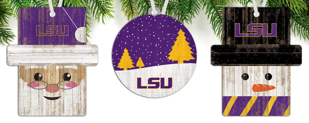 Wholesale C0984-Ornament 3 pack (0978, 0980, 0981) / C0984-LSU