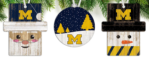 Wholesale C0984-Ornament 3 pack (0978, 0980, 0981) / C0984-Michigan