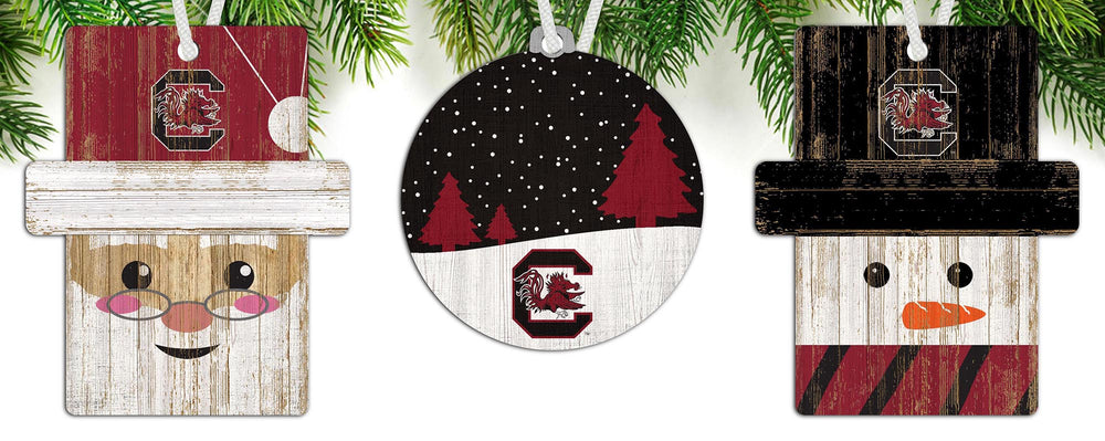 Wholesale C0984-Ornament 3 pack (0978, 0980, 0981) / C0984-South Carolina