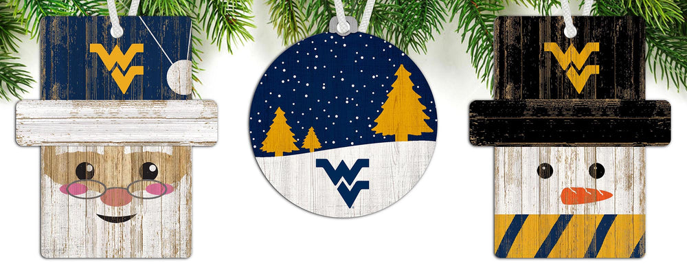 Wholesale C0984-Ornament 3 pack (0978, 0980, 0981) / C0984-West Virginia