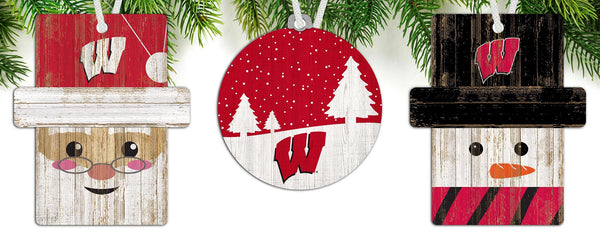 Wholesale C0984-Ornament 3 pack (0978, 0980, 0981) / C0984-Wisconsin