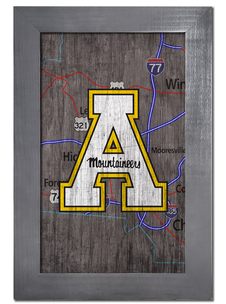 Wholesale C0985F-City Map 11x19 / C0985-Appalachian State