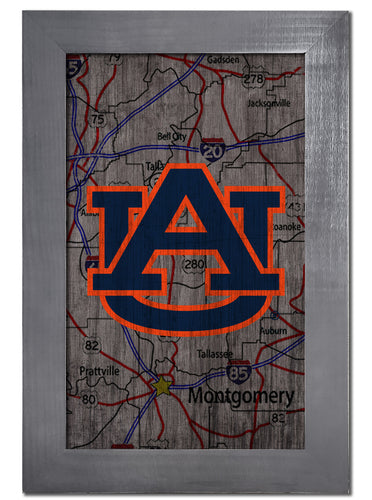 Wholesale C0985F-City Map 11x19 / C0985-Auburn