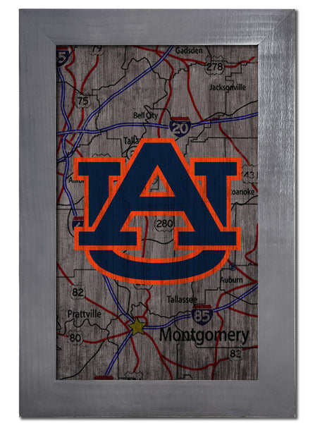 Wholesale C0985F-City Map 11x19 / C0985-Auburn