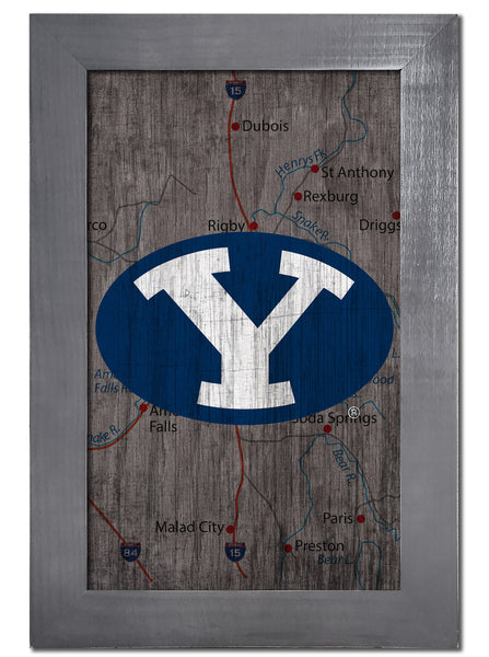 Wholesale C0985F-City Map 11x19 / C0985-BYU