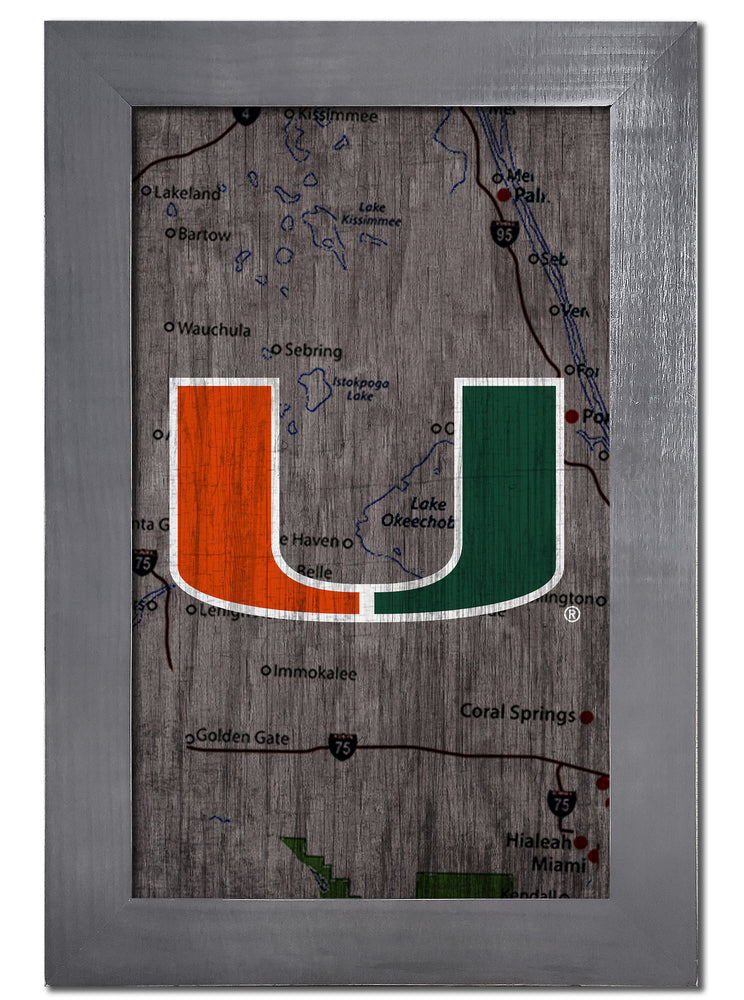 Wholesale C0985F-City Map 11x19 / C0985-Miami