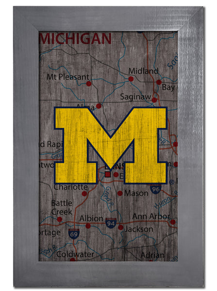 Wholesale C0985F-City Map 11x19 / C0985-Michigan