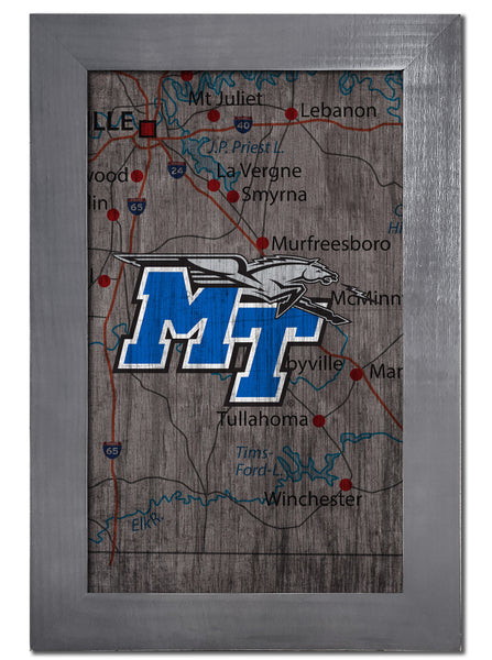 Wholesale C0985F-City Map 11x19 / C0985-Middle Tennessee