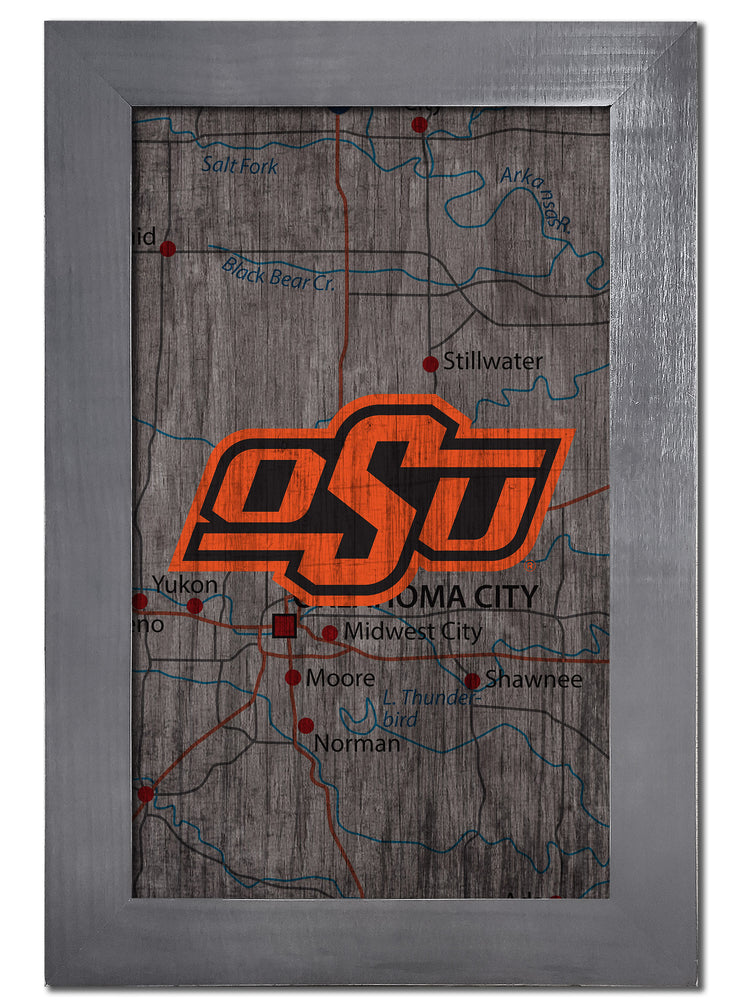Wholesale C0985F-City Map 11x19 / C0985-Oklahoma State