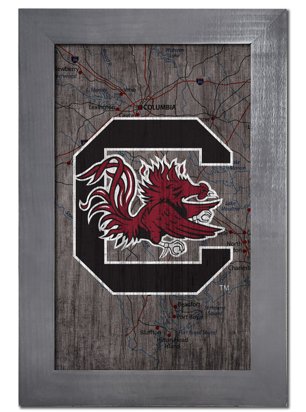 Wholesale C0985F-City Map 11x19 / C0985-South Carolina