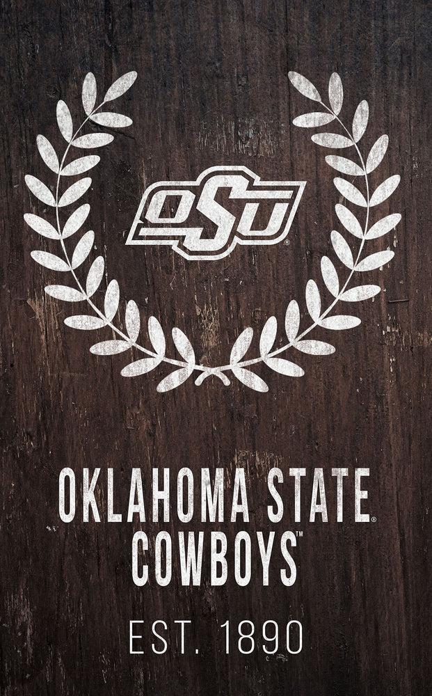 Wholesale C0986-Laurel Wreath 11x19 / C0986-Oklahoma State