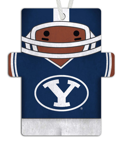 Wholesale C0988-Football Player Ornament 4.5in / C0988-BYU