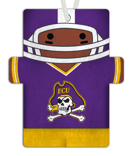 Wholesale C0988-Football Player Ornament 4.5in / C0988-ECU