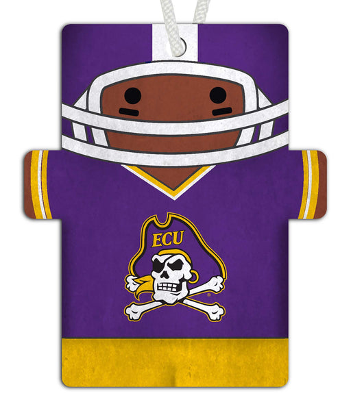 Wholesale C0988-Football Player Ornament 4.5in / C0988-ECU