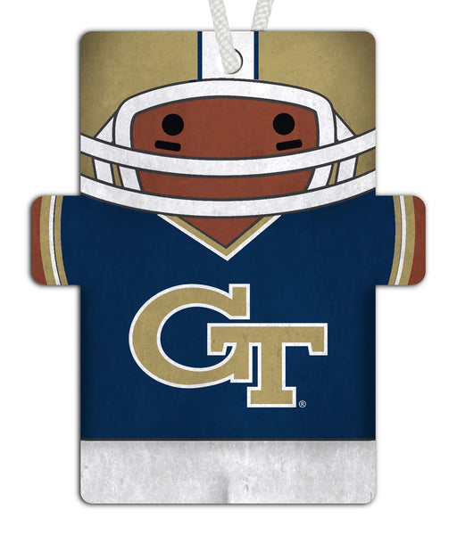 Wholesale C0988-Football Player Ornament 4.5in / C0988-Georgia Tech