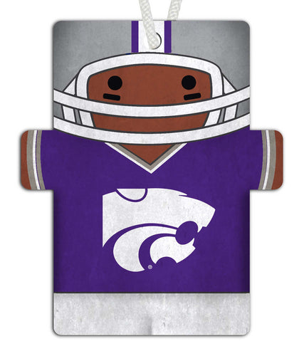 Wholesale C0988-Football Player Ornament 4.5in / C0988-KansasState