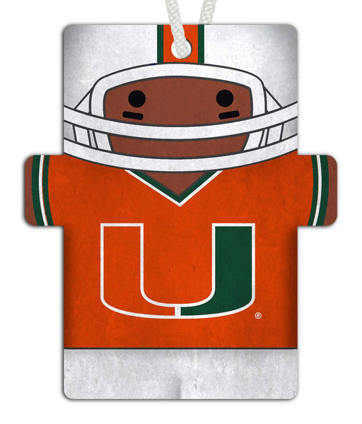 Wholesale C0988-Football Player Ornament 4.5in / C0988-Miami