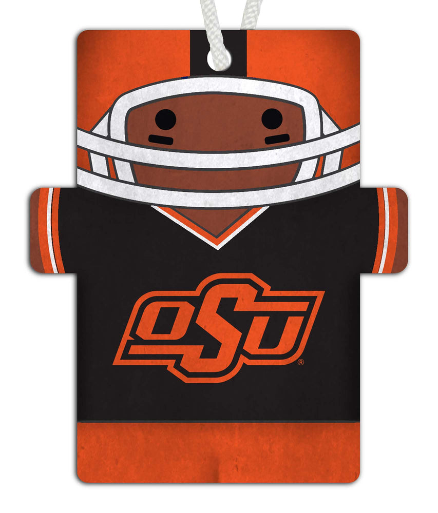 Wholesale C0988-Football Player Ornament 4.5in / C0988-Oklahoma State