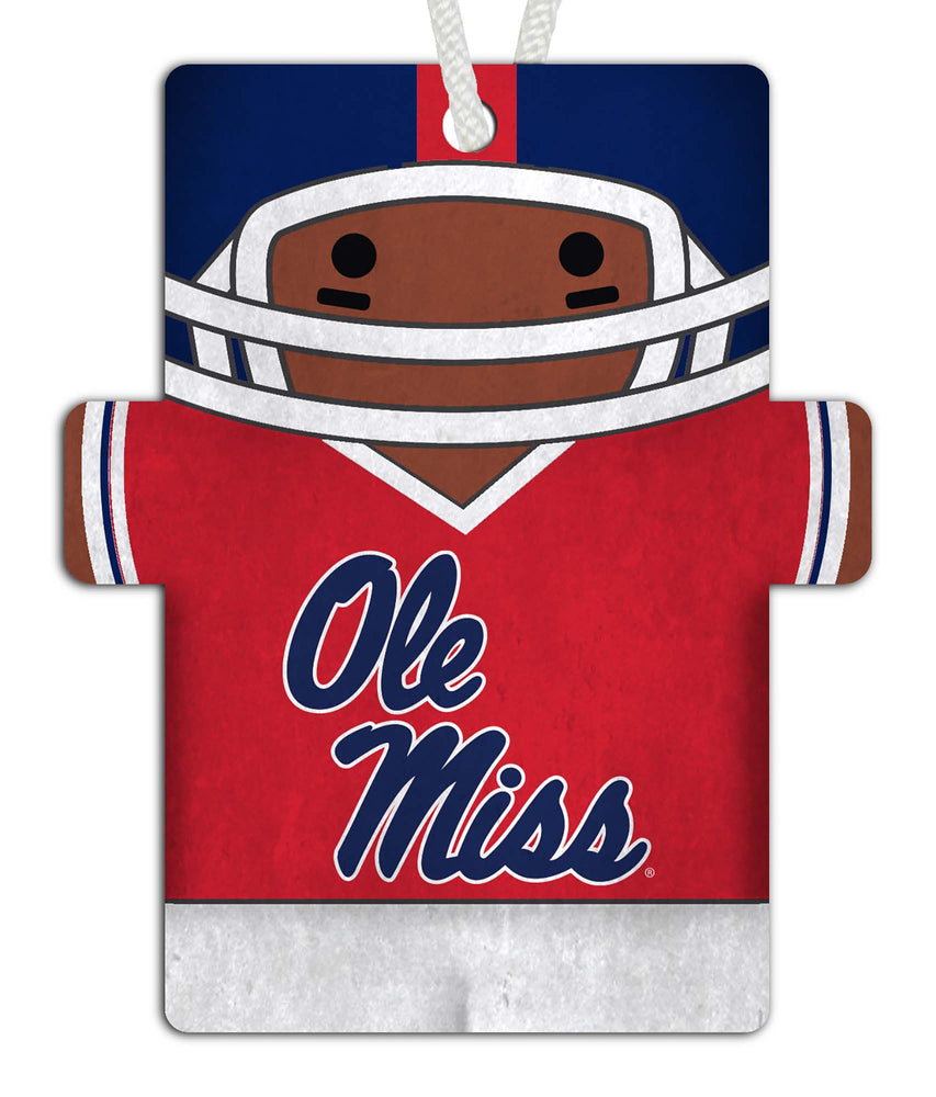 Wholesale C0988-Football Player Ornament 4.5in / C0988-Ole Miss