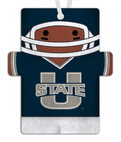 Wholesale C0988-Football Player Ornament 4.5in / C0988-Utah State