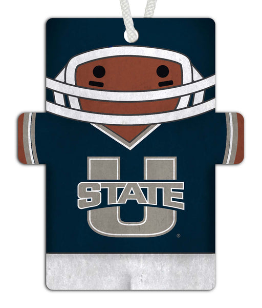 Wholesale C0988-Football Player Ornament 4.5in / C0988-Utah State