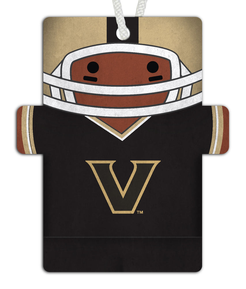 Wholesale C0988-Football Player Ornament 4.5in / C0988-Vanderbilt