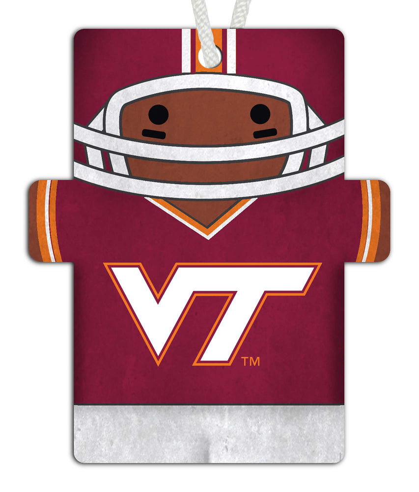 Wholesale C0988-Football Player Ornament 4.5in / C0988-Virginia Tech