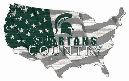 Wholesale C1001-USA Flag Cutout / C1001-Michigan State