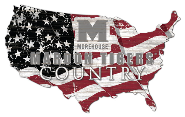 Wholesale C1001-USA Flag Cutout / C1001-Morehouse