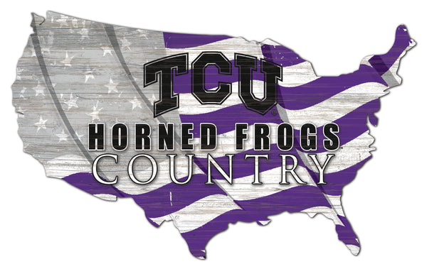 Wholesale C1001-USA Flag Cutout / C1001-TCU