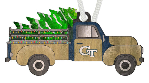 Wholesale C1006-Christmas Truck Ornament / C1006-Georgia Tech